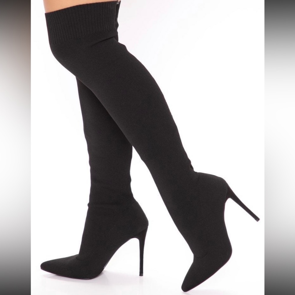 New York Angel Knee High Boots